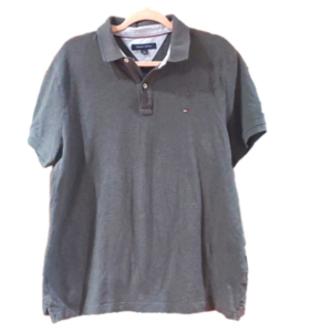 TOMMY Hilfiger Polo Gray Large